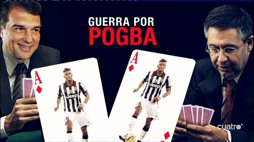 Bartomeu y Laporta juegan sus cartas para intentar el fichaje de Paul Pogba