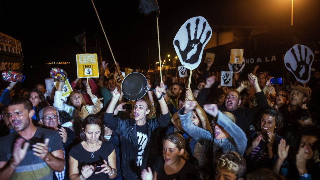 Continúan las protestas por las prospecciones petrolíferas en Lanzarote