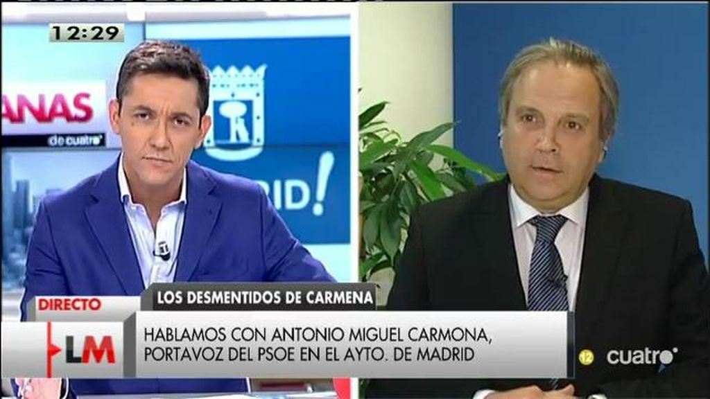 Antonio Miguel Carmona, sobre la web ‘Versión original’: “El PP quiere sacar tajada”