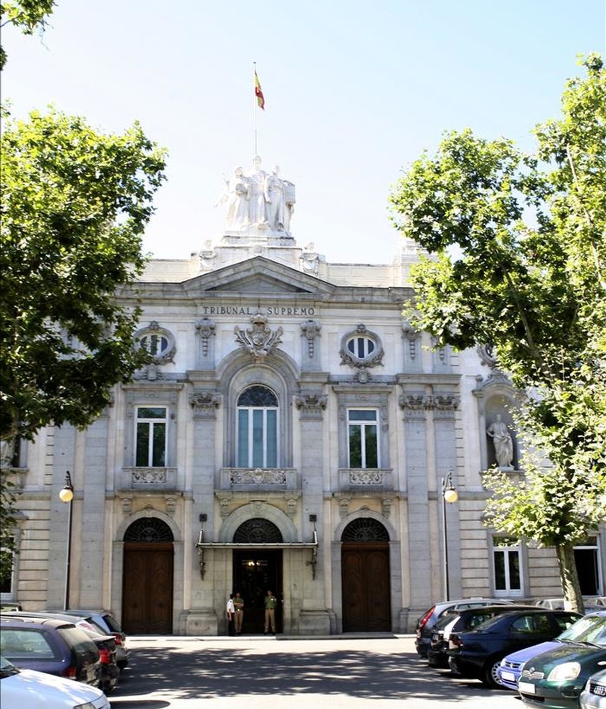 Fachada principal del Tribunal Supremo, en Madrid. EFE/Archivo