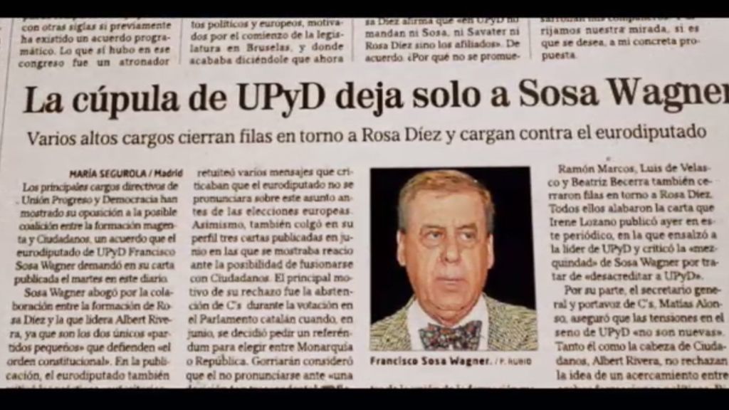 Rosa Díez: "Los que se marchan de UPyD criticando saben que tienen un titular"