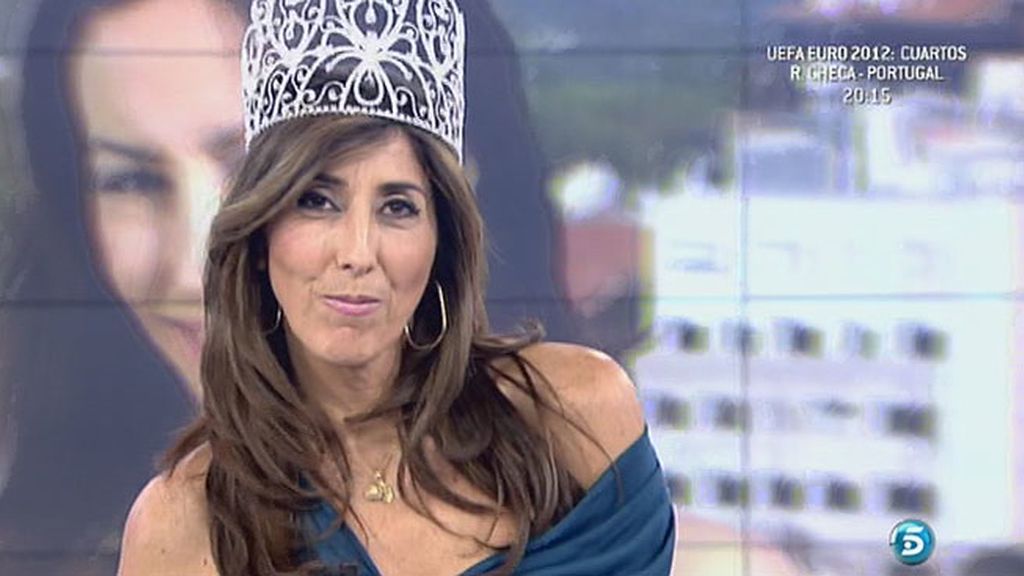 Paz Padilla, Belén Esteban y Kiko Hernández improvisan un desfile