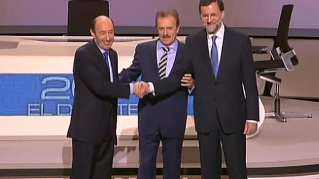 Rubalcaba y Rajoy, antes del 'cara a cara'