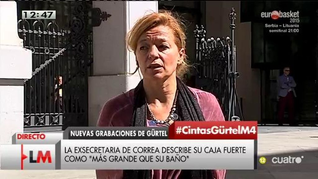A. Garrido: “La exsecretaria de Correa ha tenido ‘movidas’ en casa y ha decidido irse”