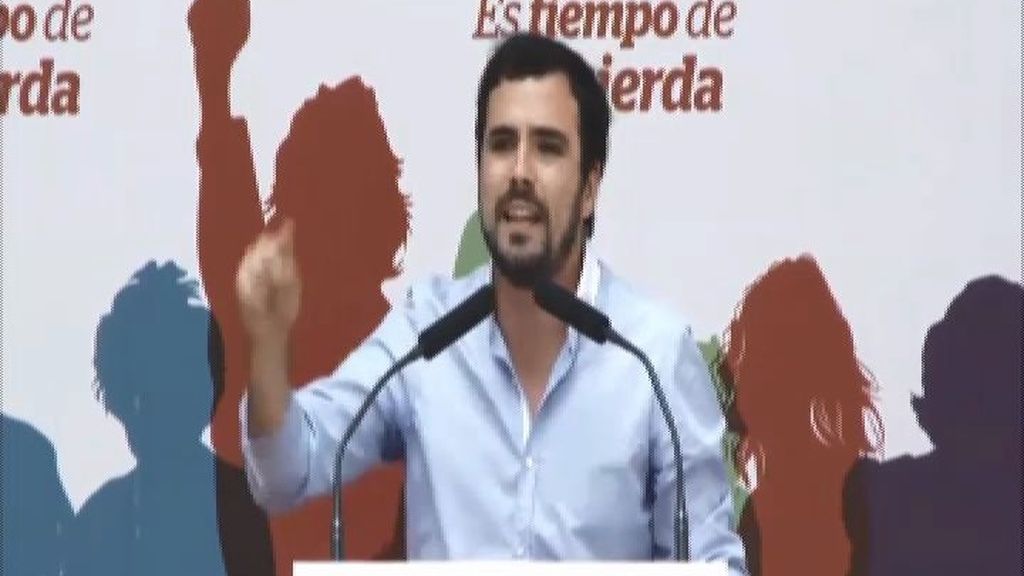 Garzón: "El PP es una trama de corrupción que se presenta a las elecciones"