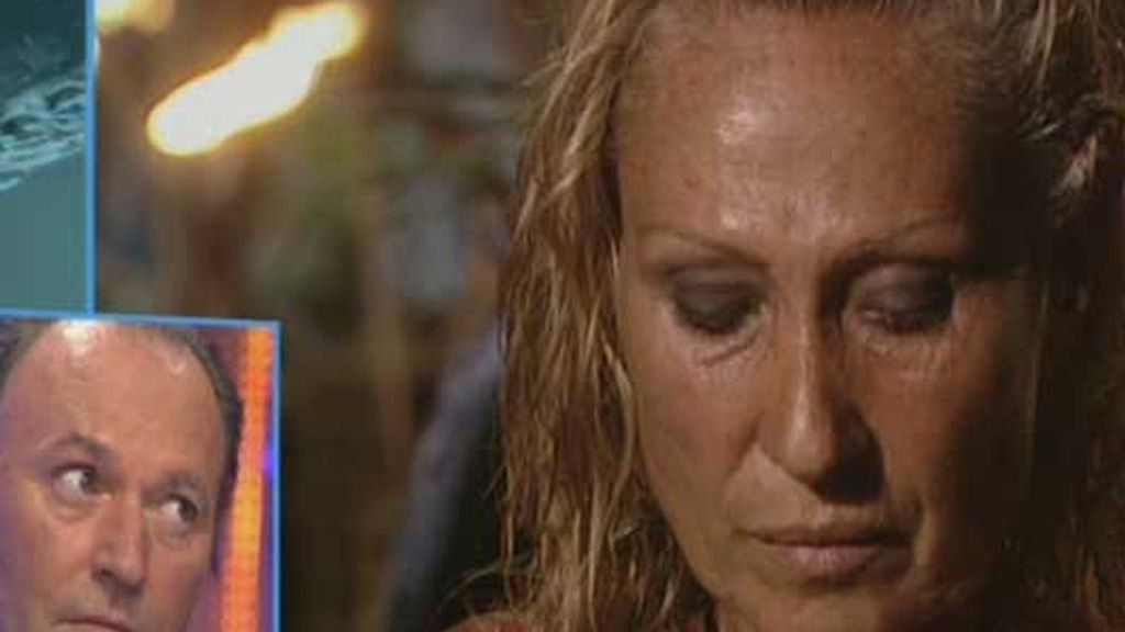 Rosa Benito rompe a llorar