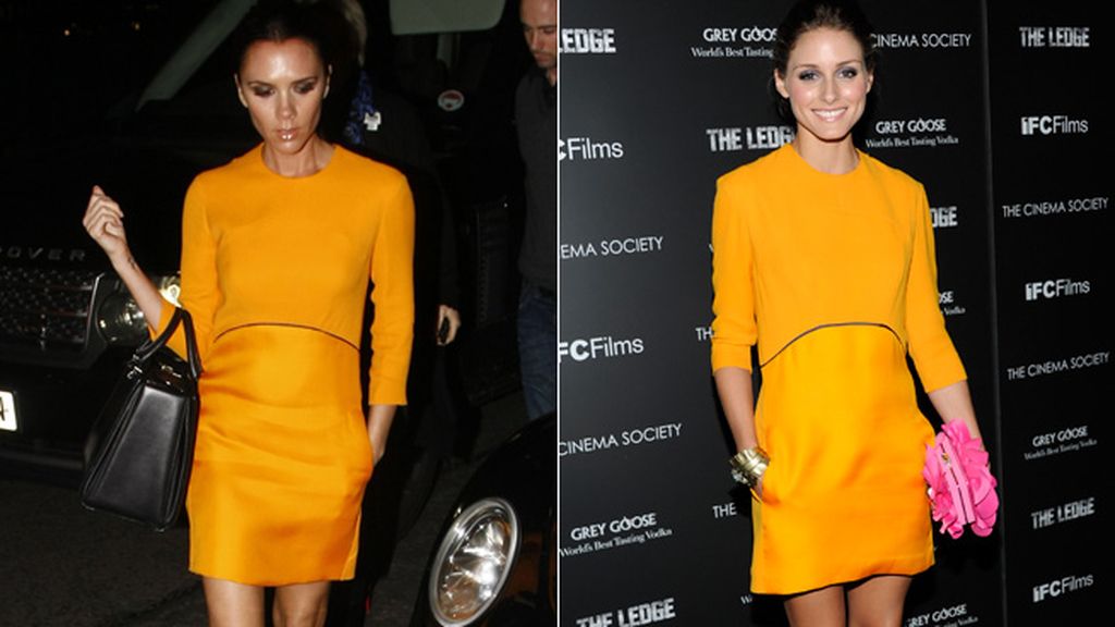El naranja pijo de Victoria Beckham
