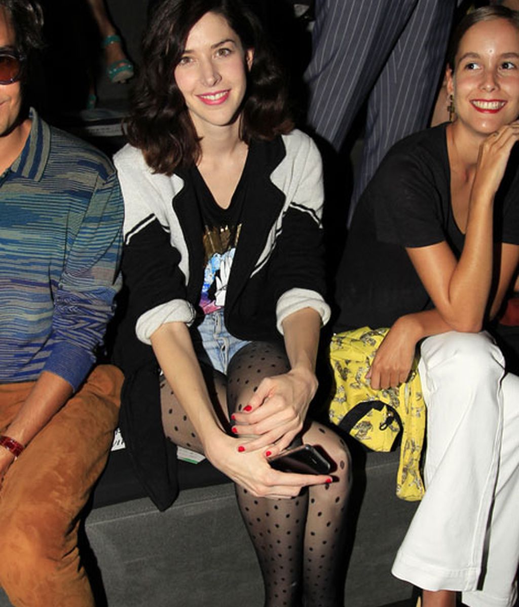 Almudena Fernández, María José Suárez y Mar Flores: famosos en el 'front row'
