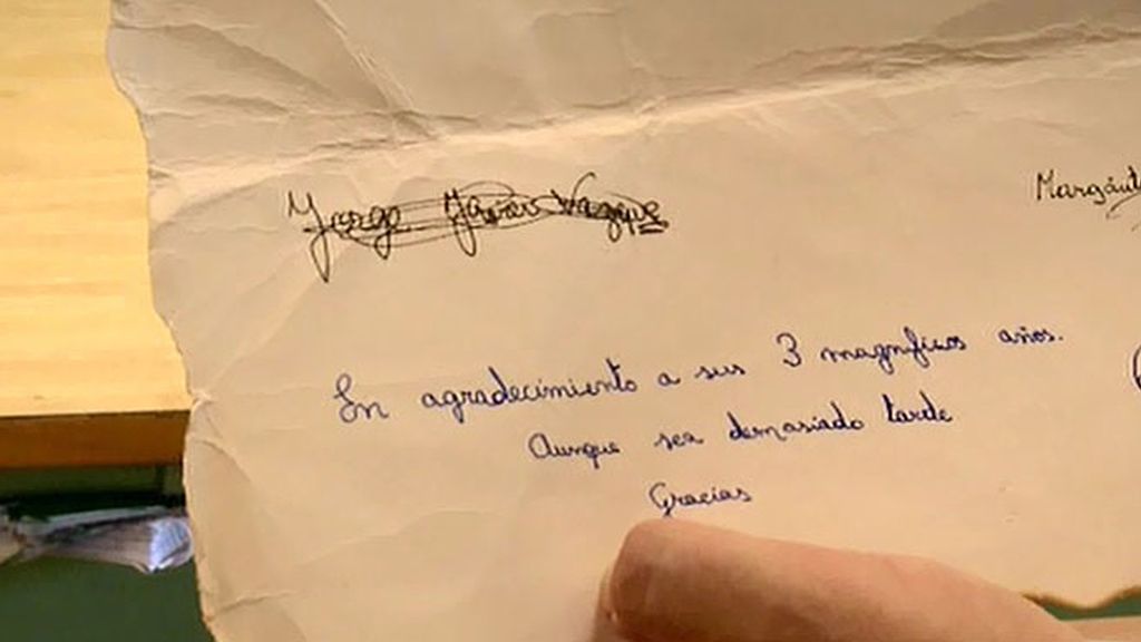 Su madre, su casa, su colegio, sus amigos... Jorge revive su pasado