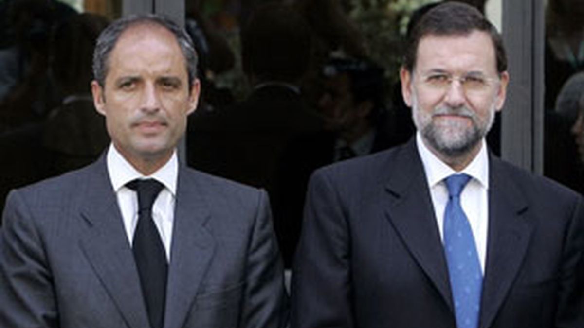 Camps y Rajoy, en una imagen de archivo. Foto: Gtres