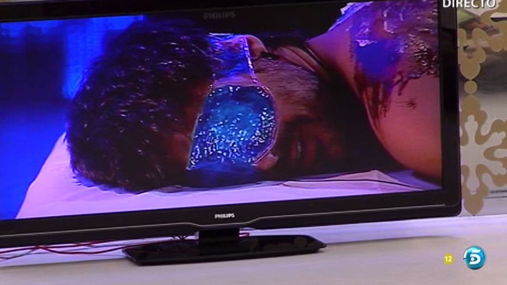 Una fuente de chocolate les endulzó la noche