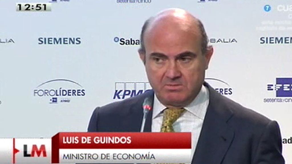 Guindos: "Se han puesto las bases para cinco años buenos de la economía española"