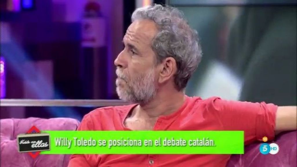 Willy Toledo: "Pablo Iglesias no me gusta nada"