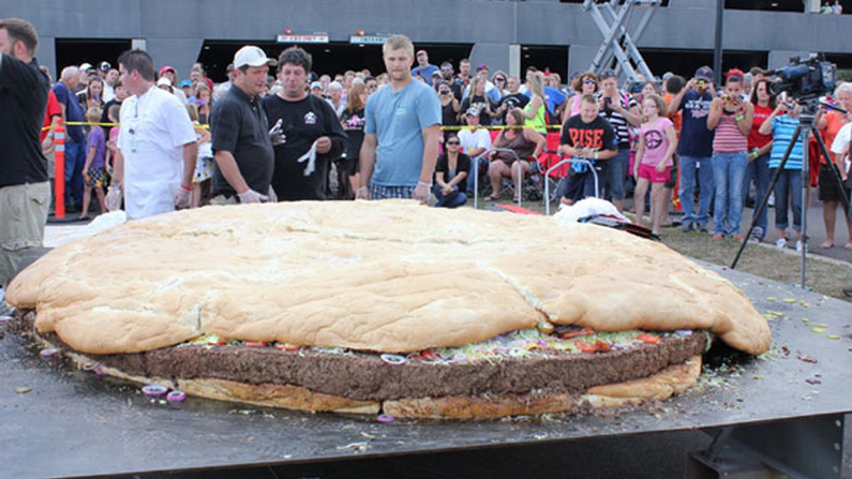 La hamburguesa más grande del mundo