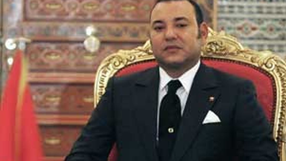 El rey de Marruecos, Mohamed VI, en el Palacio Real. Foto: Reuters