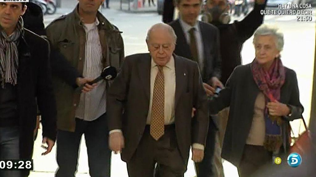 Jordi Pujol y Marta Ferrusola llegan a los juzgados para declarar