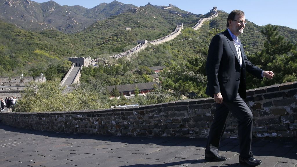 Rajoy visita la Gran Muralla