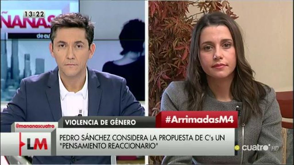 Inés Arrimadas: “No voy a permitir que Pedro Sánchez nos dé lecciones de nada”