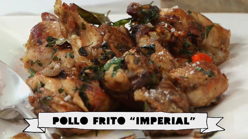 Pollo frito 'imperial' y a toda mecha, en 'Robin Food'