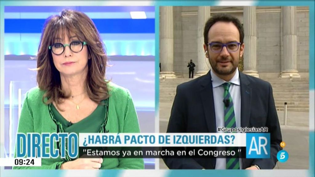 Hernando, sobre los pactos: "No estamos hablando con Podemos ni con otras fuerzas"
