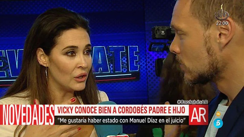 Vicky Martín Berrocal: "Manuel necesitaba que su padre supiera que era su hijo"