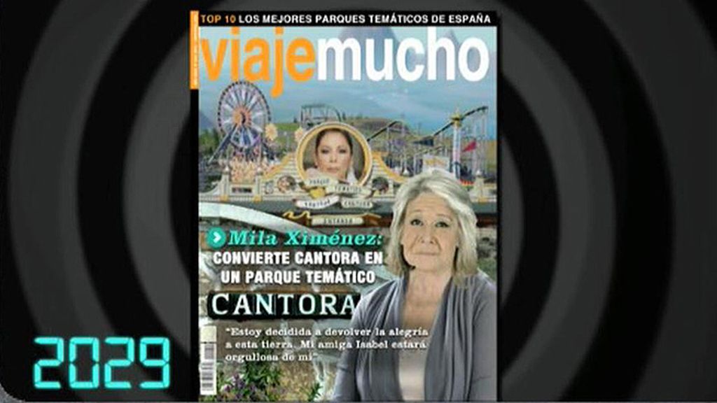 ¿Qué portada protagonizaría Mila Ximénez en el año 2029?