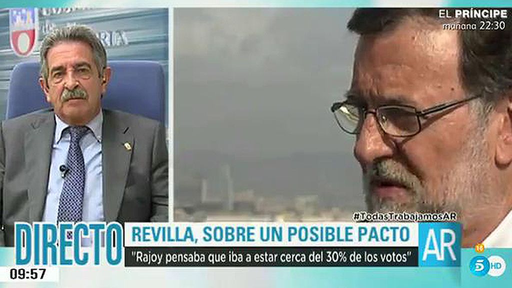 Revilla, en una reunión a Rajoy: "Ciudadanos va a ponerle precio a tu cabeza"