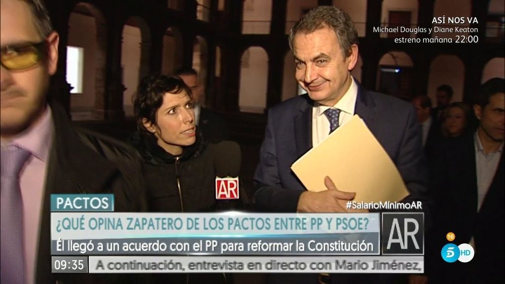 Zapatero: "El salario mínimo es la clave de la reducción de las desigualdades"