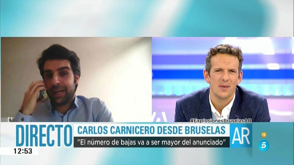 Carlos: "El ejército se ha convertido en una parte normal del paisaje de Bruselas"