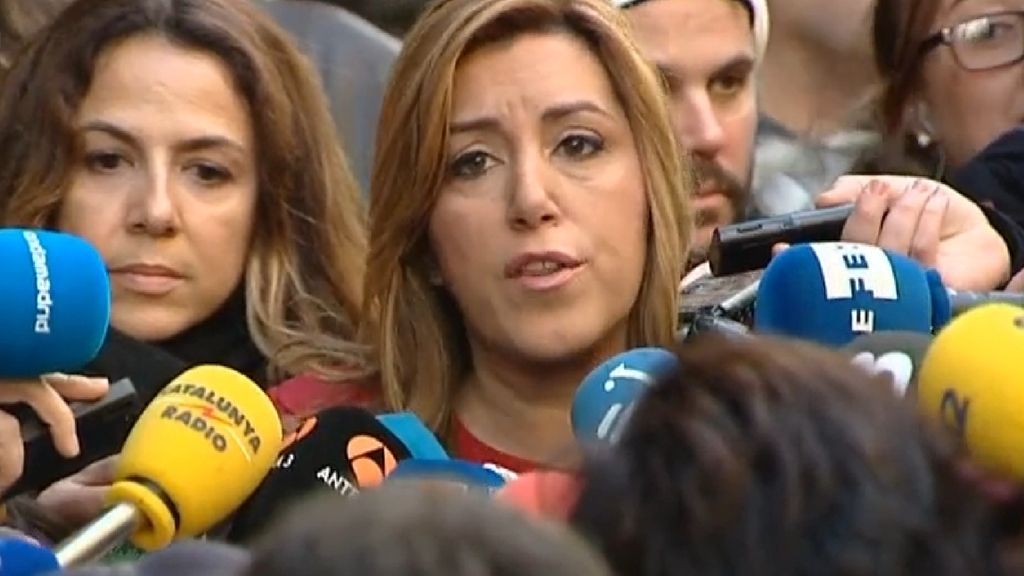 Susana Díaz, cansada de escuchar a Iglesias "faltar el respeto a los militantes del PSOE”