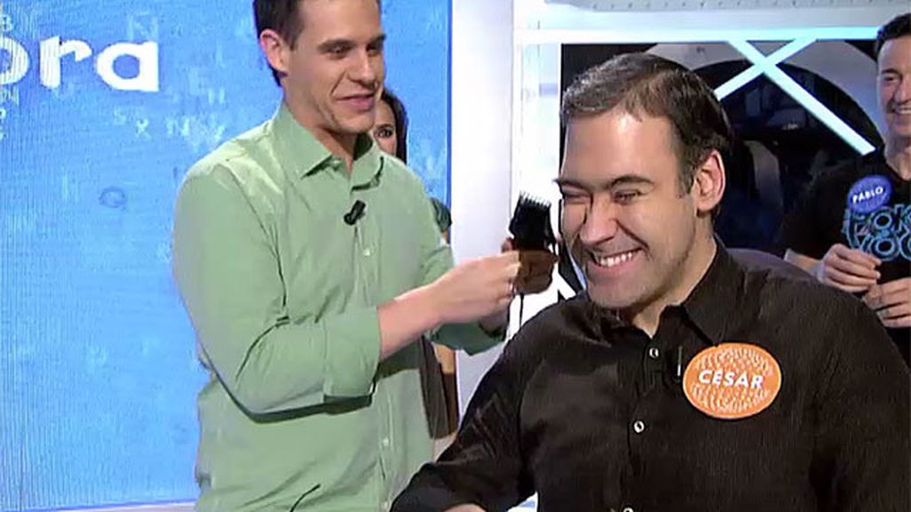 El concursante prometió que si se llevaba el bote se rapaba