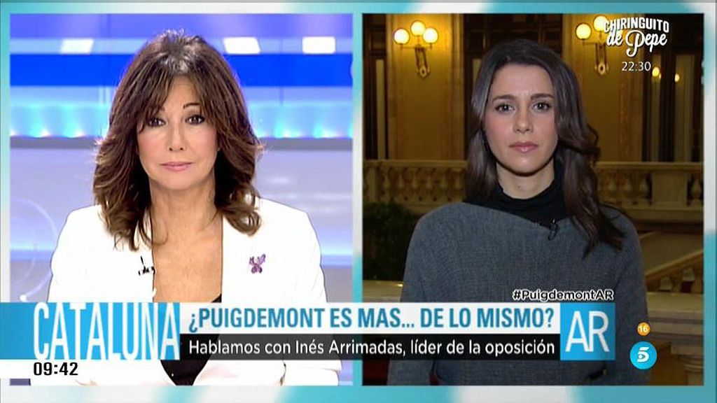 Inés Arrimadas: "El tiempo que gana Convergencia lo perdemos los catalanes"