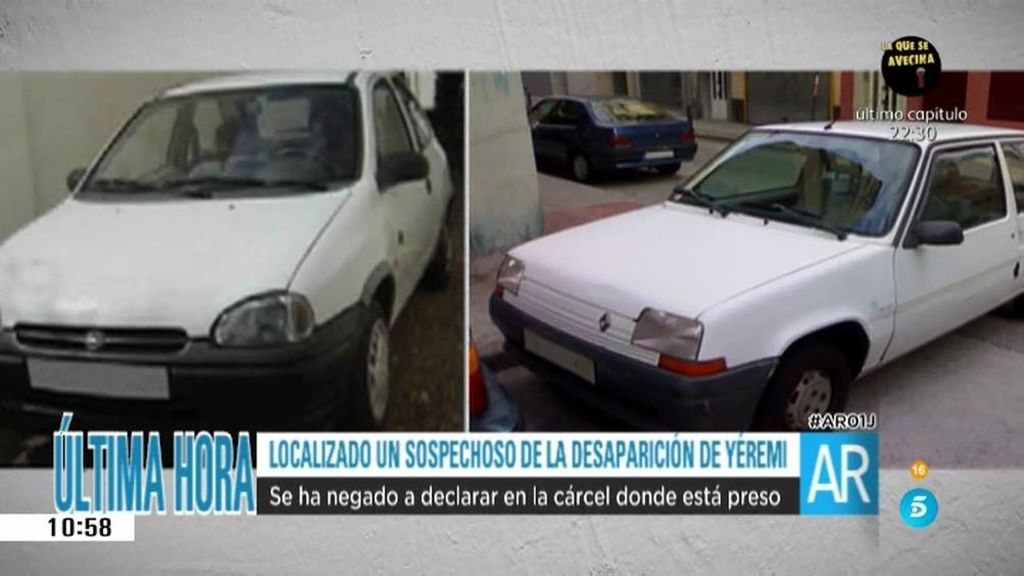 La policía identifica el  coche del presunto secuestrador de Yéremi