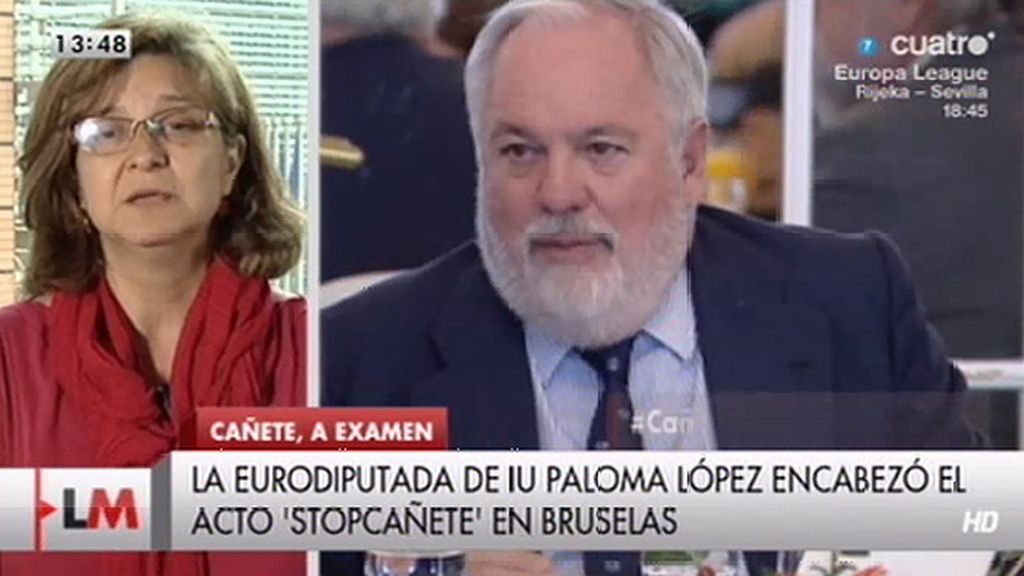Paloma López: "Desde un punto de vista importante Cañete no superó estos exámenes"