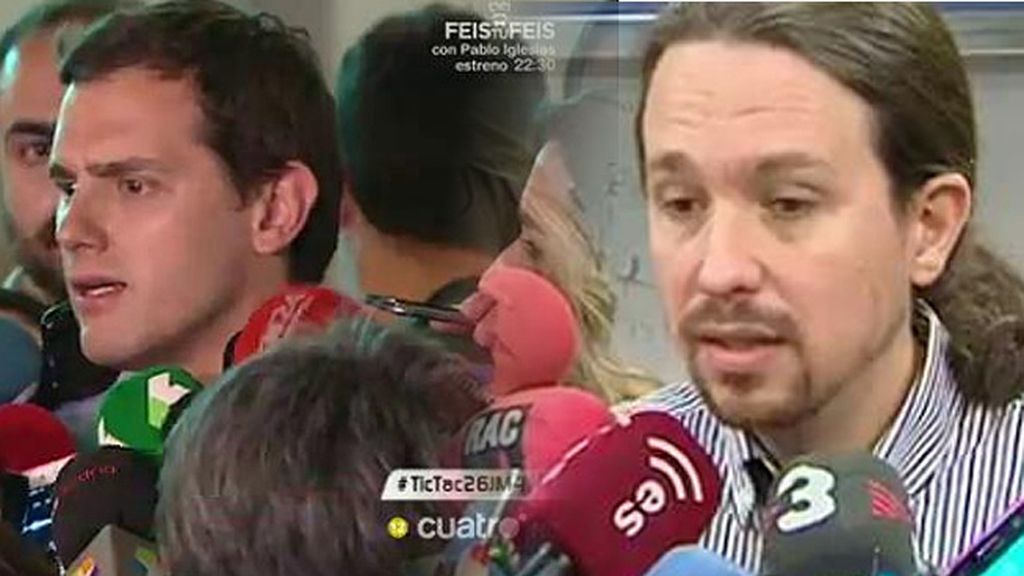 Las declaraciones cruzadas de Albert Rivera y Pablo Iglesias sobre Venezuela