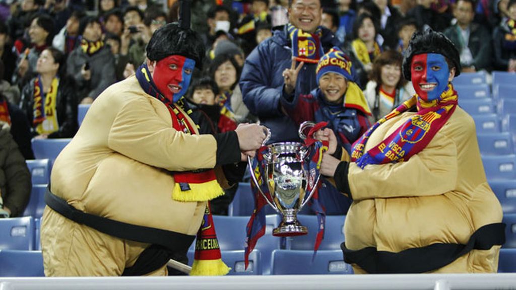 Todas las imágenes del partido Al Sadd-Barça