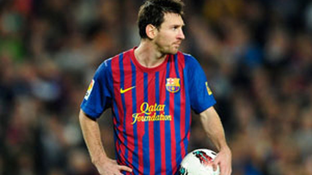 Messi durante el encuentro ante el Sevilla. Foto: GTres