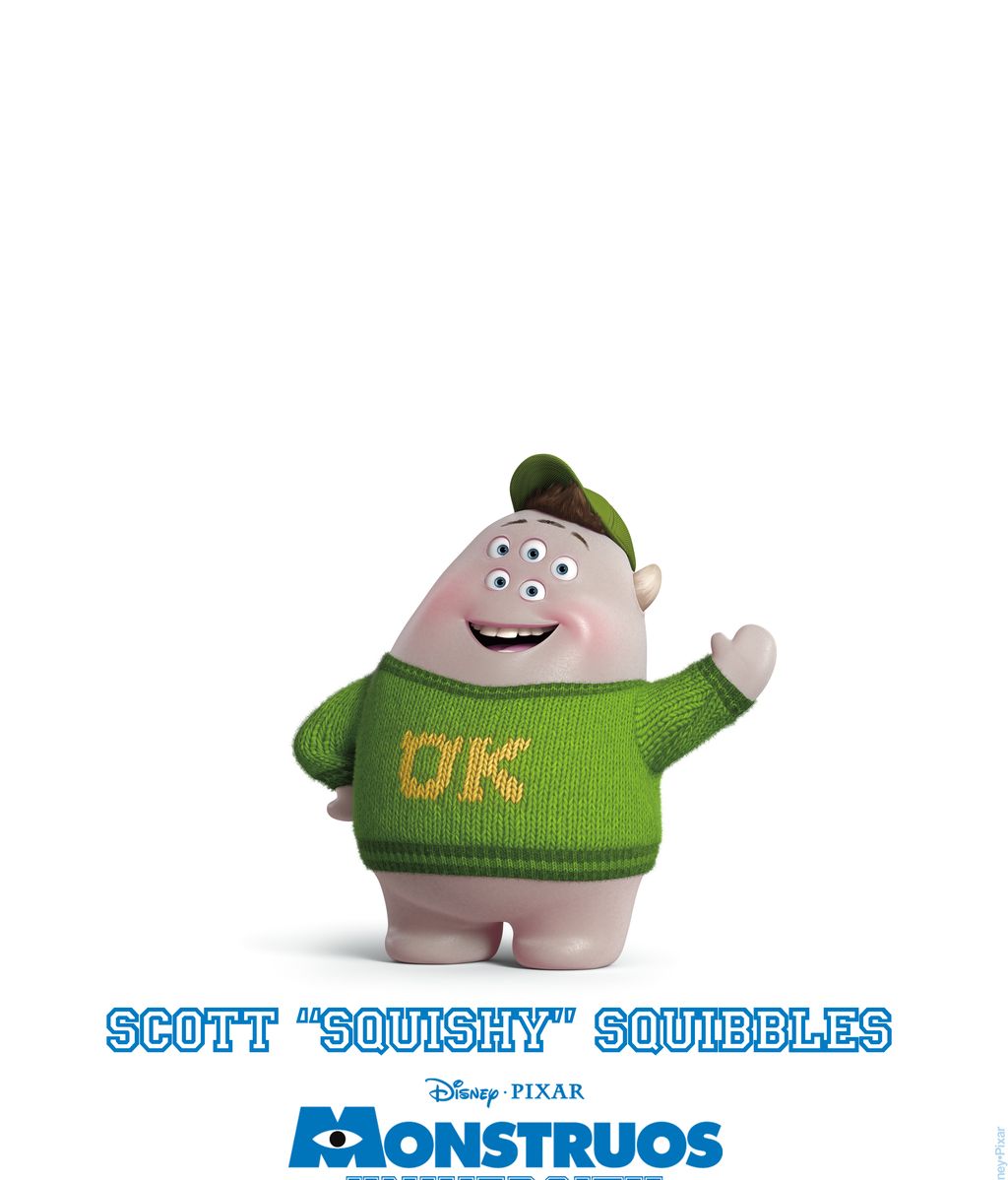 Estos son los personajes de 'Monstruos University'