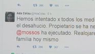 Ada Colau Se Enfrenta En Twitter A Los Mossos Por Un Desahucio