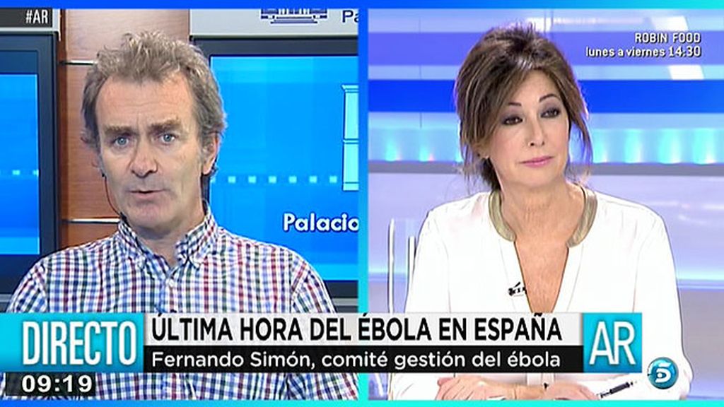 Fernando Simón: "Teresa está mejorando, la infección está prácticamente controlada"