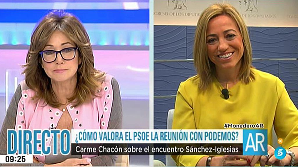 La entrevista íntegra a Carmen Chacón