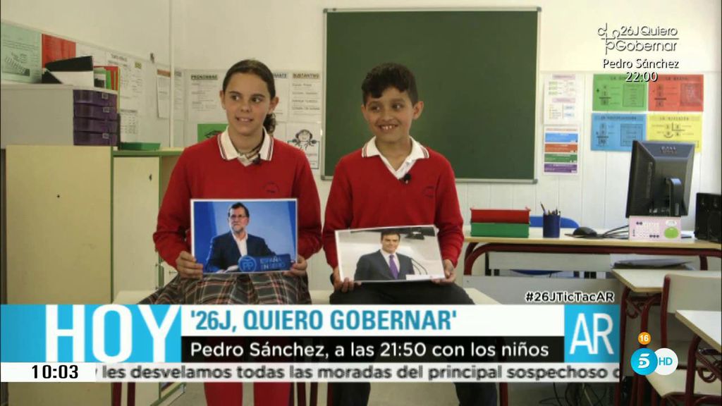 Los ‘peques‘, sobre Rajoy: "¿A ti te parece bien lo que has hecho estos cuatro años?"
