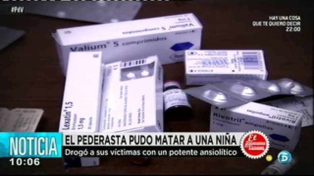 El pederasta de Ciudad Lineal pudo matar a una de las niñas por la dosis de Lorazepam