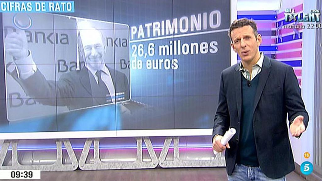 26,6 millones de euros, el patrimonio de Rato
