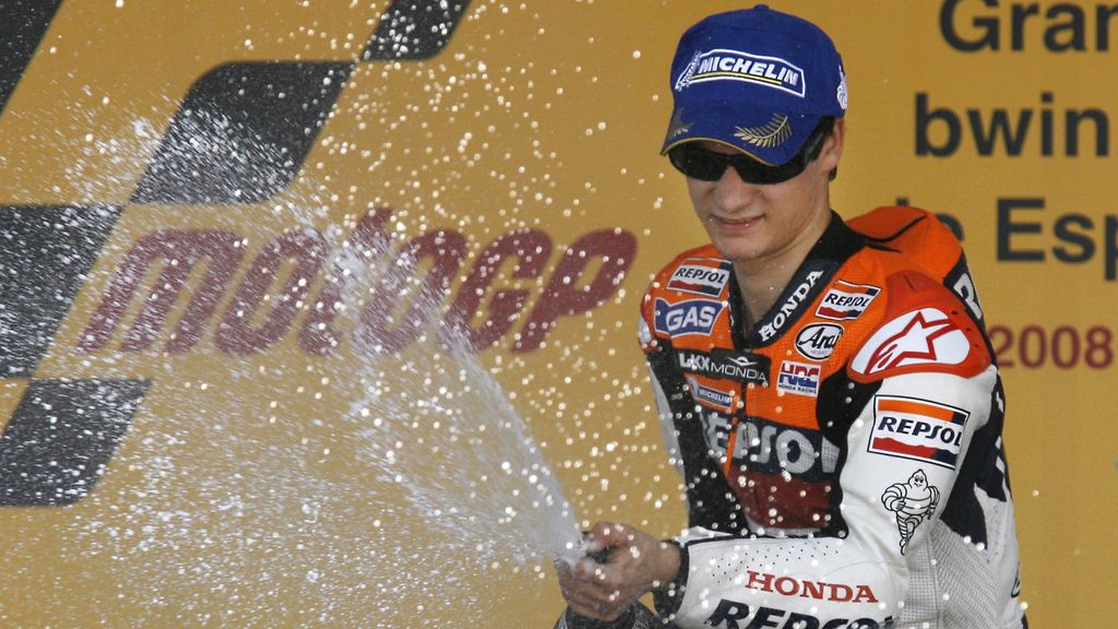 Dani Pedrosa, vencedor en 2008