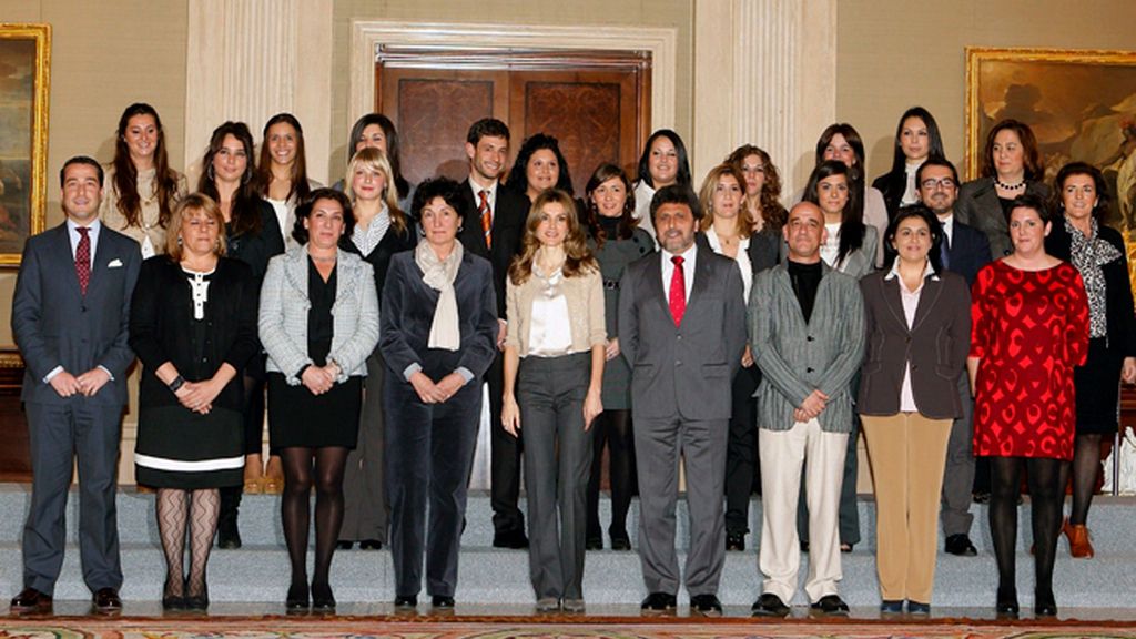 Letizia, solidaria en Zarzuela