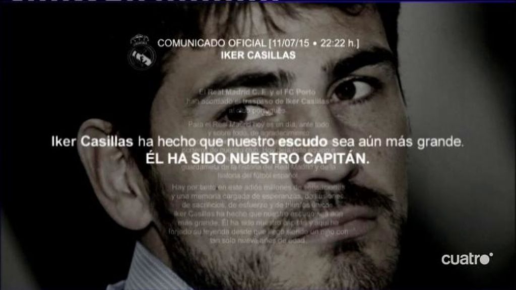 El agradecimiento del Madrid a Casillas