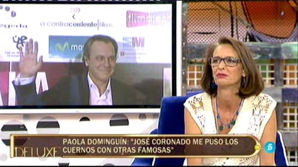Paola Dominguín, sobre José Coronado: "Me contó que me había sido infiel y con quién"