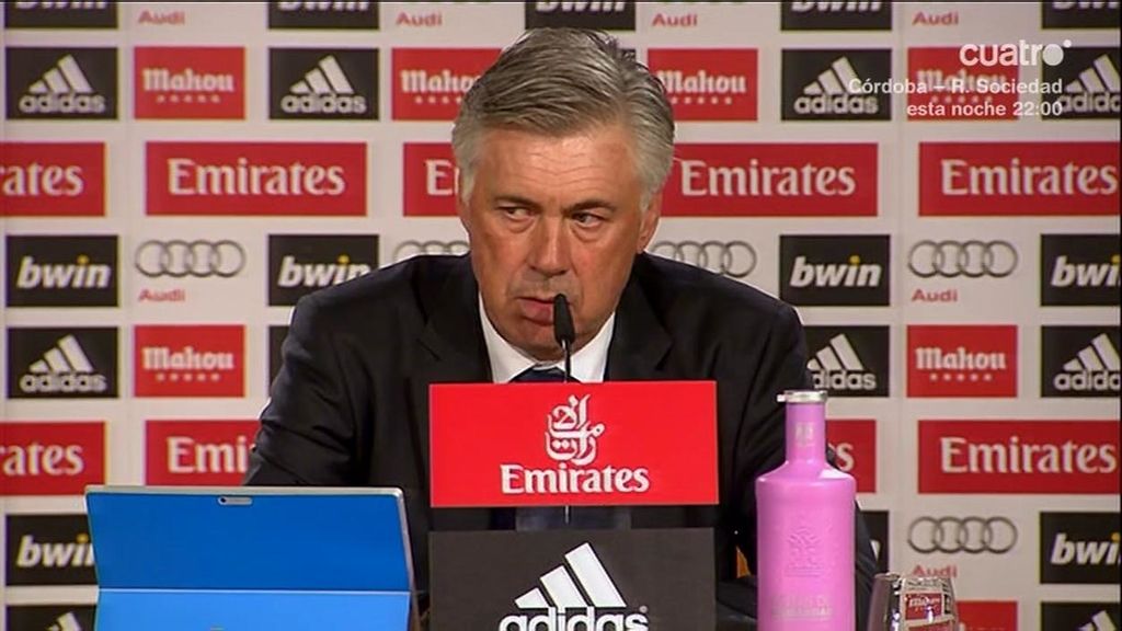 Ancelotti: "Cuando Bale esté bien va a jugar"