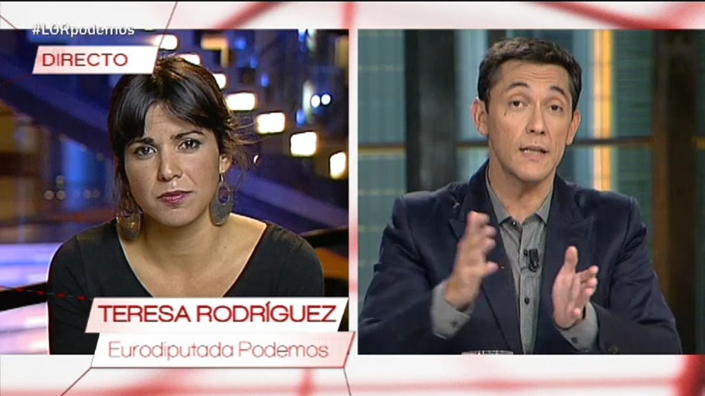 Teresa Rodríguez: "El mejor portavoz que tiene Podemos es Pablo Iglesias"